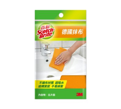 3M 百利 德國抹布-2片入(2色隨機)