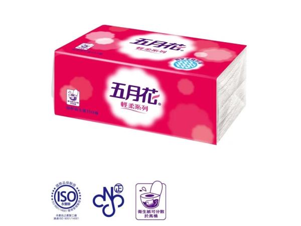五月花輕柔抽取式衛生紙 110抽 12包 6袋 / 箱 衛生紙.濕紙巾.擦手紙.捲筒紙